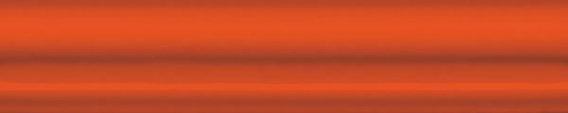 Бордюр Багет Клемансо оранжевый глянцевый 15x3x1,6