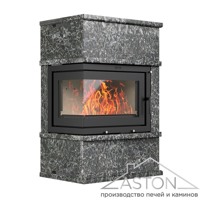 Камин ASTON 700 L «VYBORG» Н-1280 Пироксенит Элит