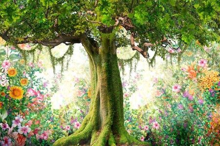 Фреска Сказочное дерево дуб