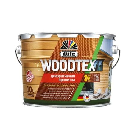 Dufa Woodtex Алкидная пропитка с твердым воском (Дуб), 10 л