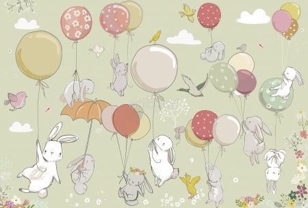 Зайки на шариках Art.32930