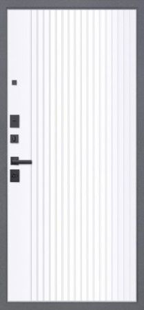 Стальная дверь ‭Беркут «матовый белый» АСД