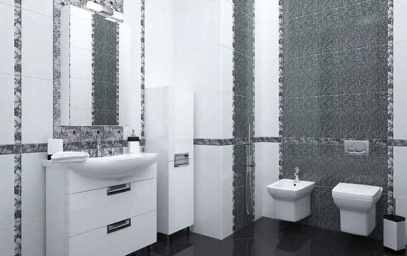 Керамическая плитка Cersanit Black&White 20х44