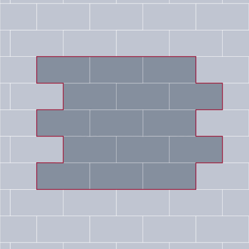 Тротуарная плитка STEINGOT Прямоугольник Темно-коричневая Верхний прокрас 60 мм