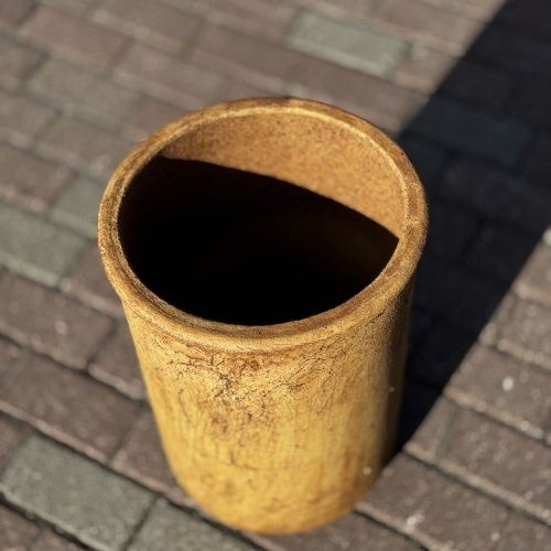 Горшок красный одинарный