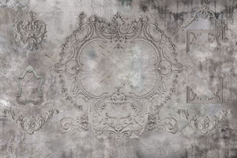 Фреска Современный дизайн Черно-белые арт. 980233