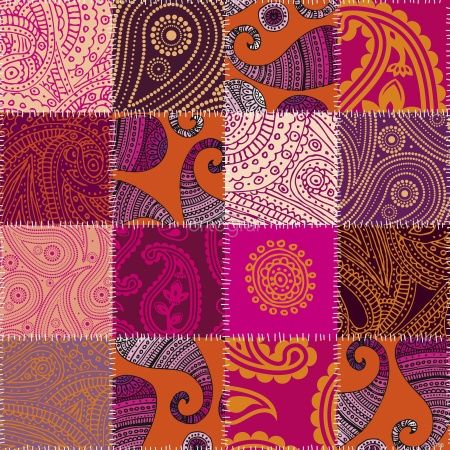 Индийский пэчворк Art.5796