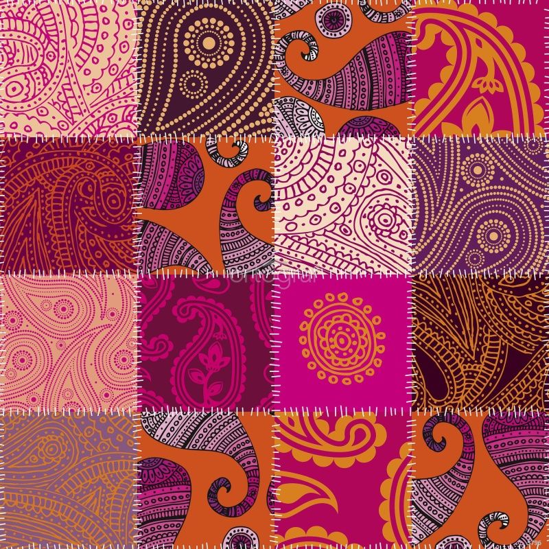 Фреска Индийский пэчворк Art.5796