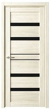 Дверь Дрезден ширина 70 см Эко-шпон Стекло черное