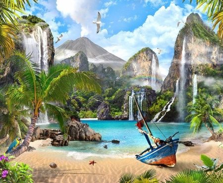 Фреска Райский уголок