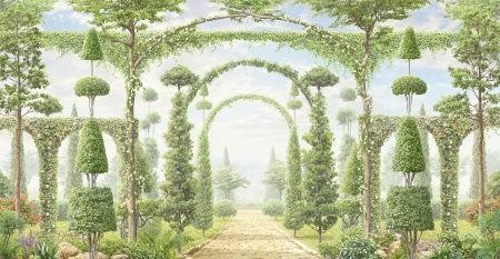 Фреска Tropical Райский сад. ag0170