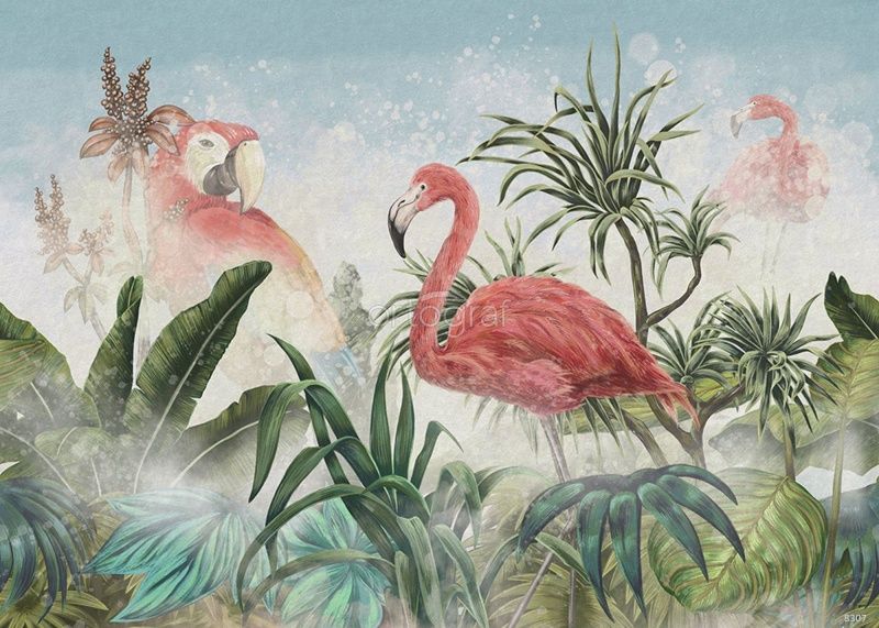 Заросли с фламинго Art.8307