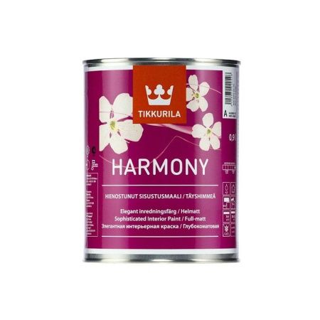 Латексная краска для интерьера Tikkurila Harmony, 0,9 л