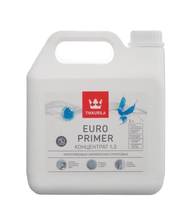 Грунт Tikkurila Euro Primer 3 л концентрат 1:3