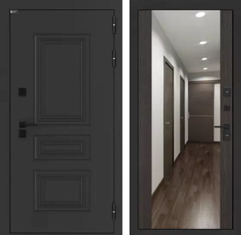 Входная дверь Аляска Лайт с Зеркалом Максимум