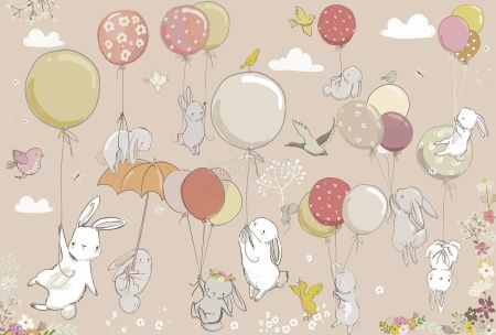 Зайки на шариках Art.32929