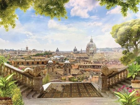 Фреска Лестница в Риме