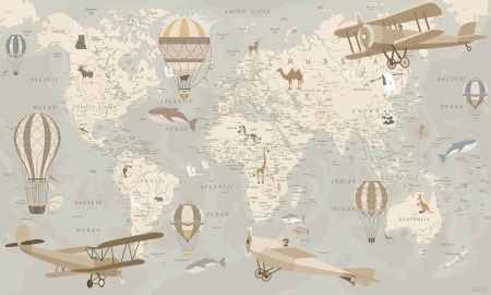 Фреска Карта путешественника Art.33313