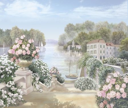 Фреска Лестница к заливу Art.33165