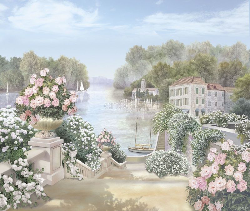 Фреска Лестница к заливу Art.33165