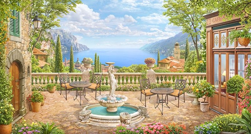 Фреска Современный Графический Дизайн 44295