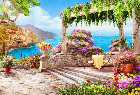 Фреска Современный Графический Дизайн 44467