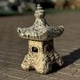 фонарь каменный домик