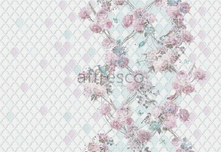 Витраж с цветами, арт. ID136257