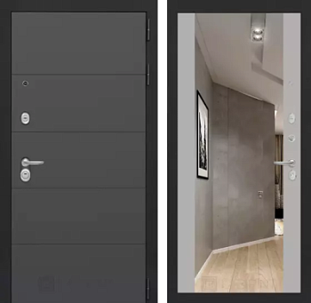 Входная дверь Арт с Зеркалом Максимум