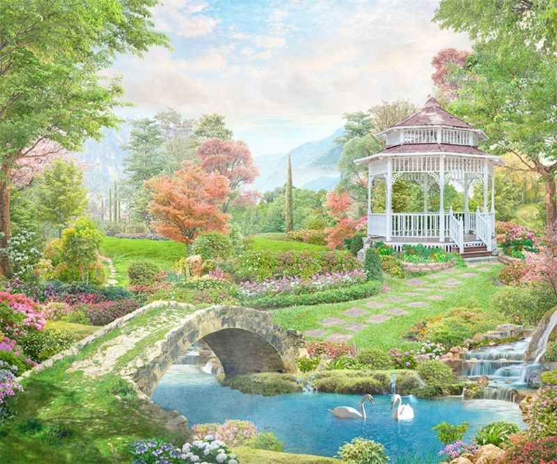 Фреска Современный Графический Дизайн 44479