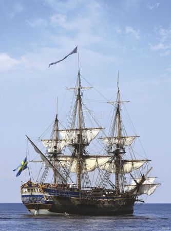 Старинный корвет Art.30539