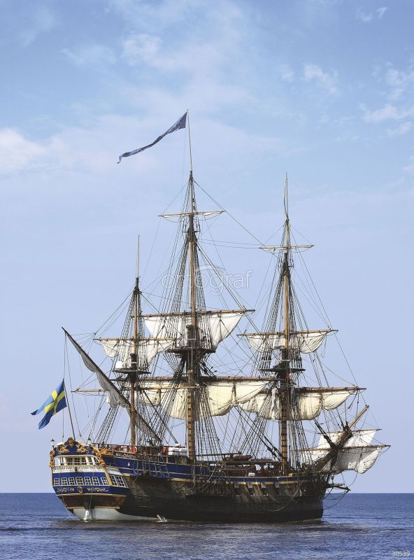 Старинный корвет Art.30539