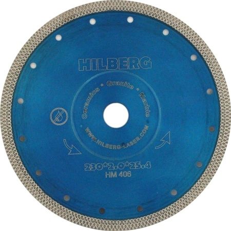 Диск алмазный Hilberg Турбо Ультратонкий Х-тип 230*10*25.4 Толщина реж. кромки 2 mm Диск алмазный Hilberg Турбо Ультратонкий Х-тип 230*10*25.4 Толщина реж. кромки 2 mm