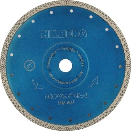 Диск алмазный Hilberg Турбо Ультратонкий Х-тип 250*10*25.4 Толщина реж. кромки 2 mm Диск алмазный Hilberg Турбо Ультратонкий Х-тип 250*10*25.4 Толщина реж. кромки 2 mm