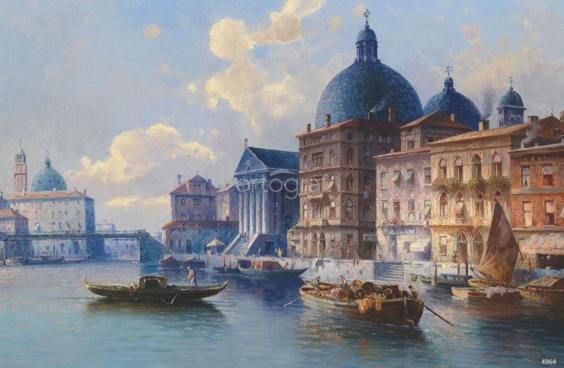 Карл Кауфман "Вид на Венецию" Art.4964