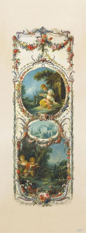 Франсуа Буше декоративное панно 3 Art.5667