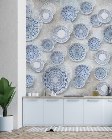 Графика Гжель. Лофт. ag0184