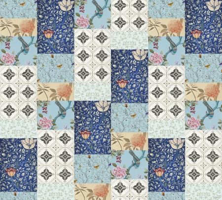 Фреска Пэчворк с разными плитками Art.30410