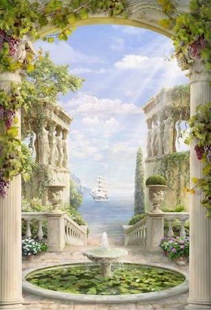 Фреска Современный Графический Дизайн 50086