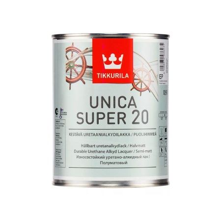 Полуматовый лак Tikkurila Unica Super, 2,7 л