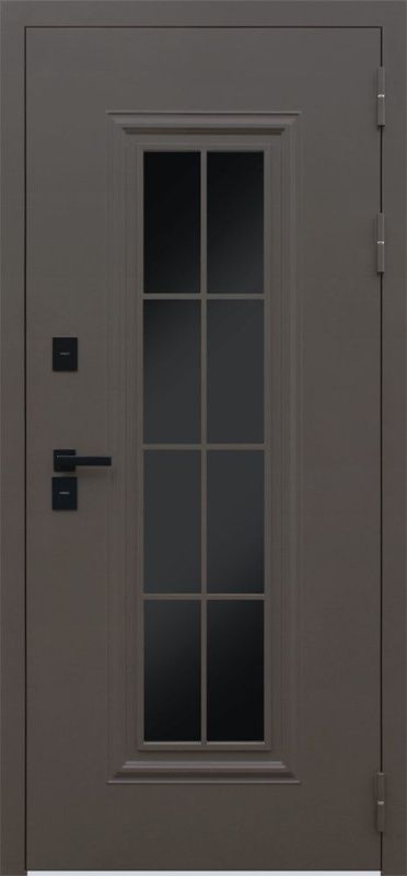 Стальная дверь «Тундра» с окном (терморазрыв 3к)