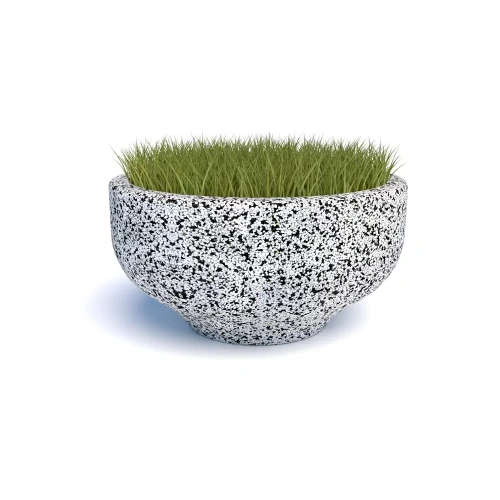 Вазон бетонный уличный Альпина(фактура шахматка)