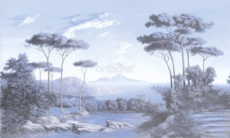 Фреска Остров в тумане Art.34429