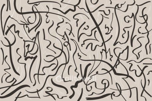 Фреска LINES Dynamic Black