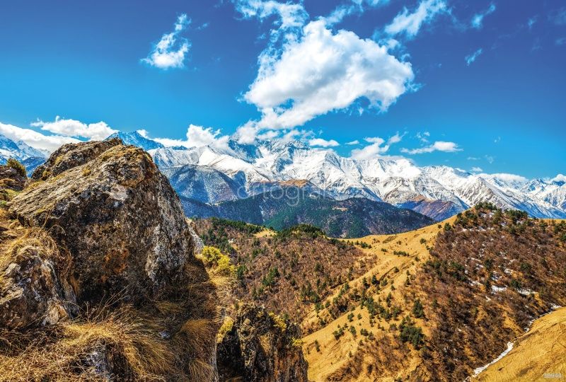 Фреска Золотые вершина Art.30944