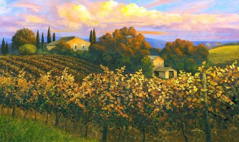 Фреска Осенняя тоскана