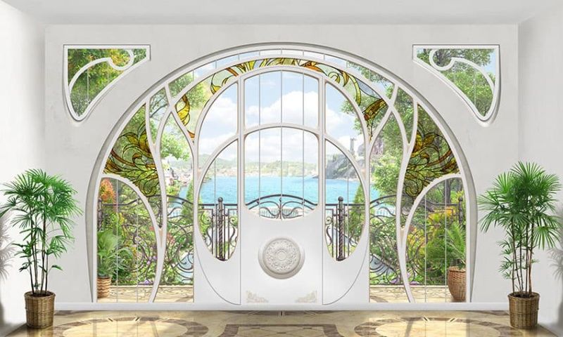 Фреска Пейзажи Балконы и террасы арт. a_970