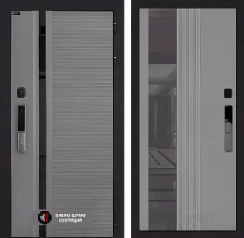 Входная дверь Пиано Смарт 2.0 с зеркалом (тонированным) 32