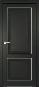 Дверь Прадо ширина 60 см Винил ПГ Молдинг золото