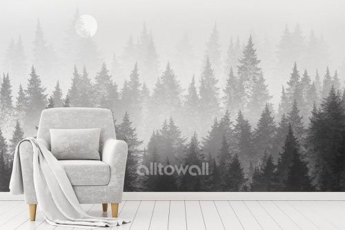 Фреска Лунный лес